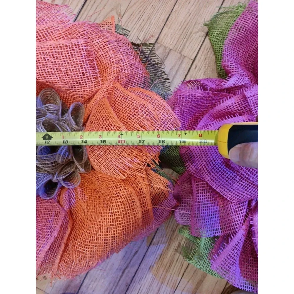 2 DIY Handmade Mesh Wreaths For Door Deco Mesh All Seasons You‎ Finish